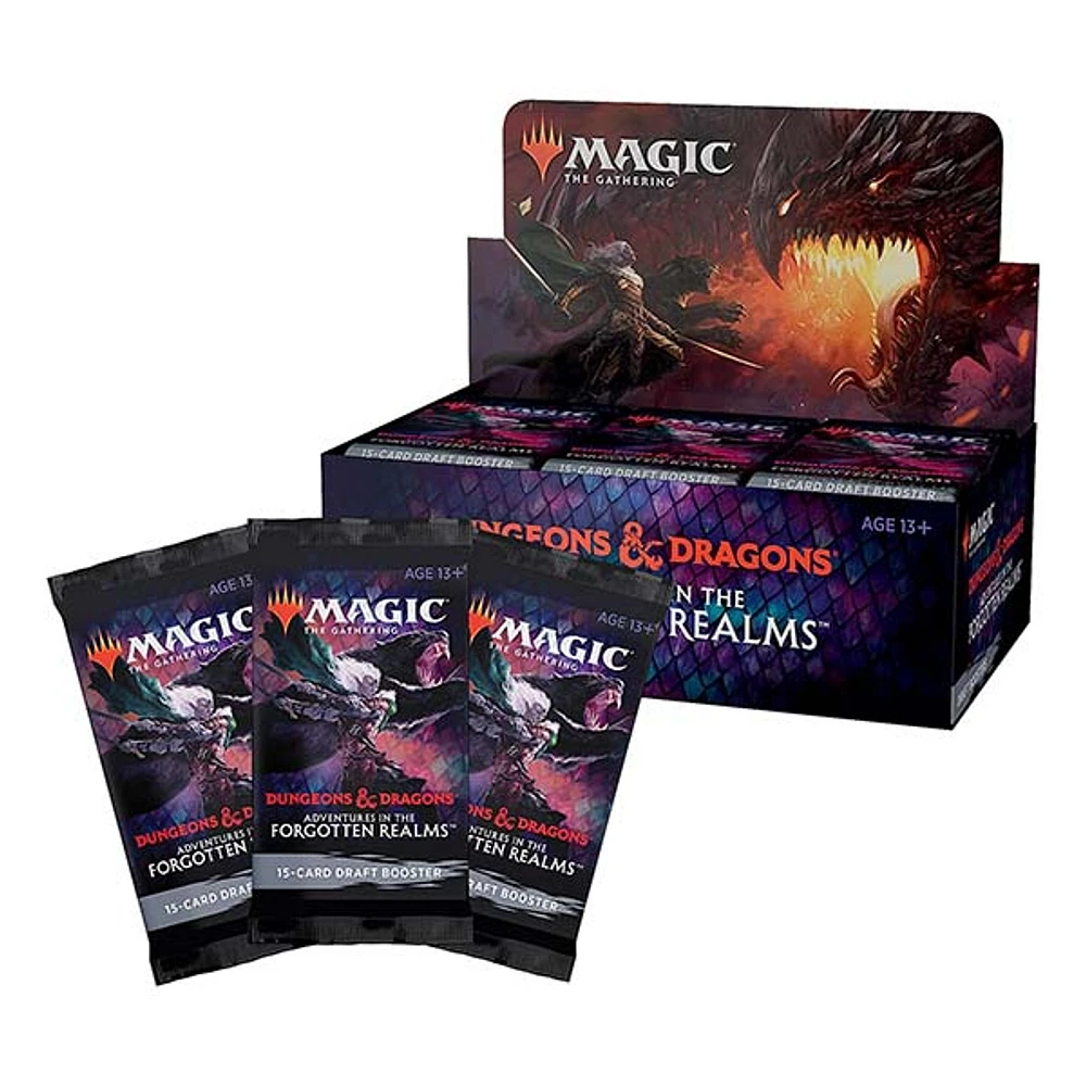 Magic The Gathering TCG: Dungeons & Dragons Adventures In The Forgotten Realms Draft Booster Pack