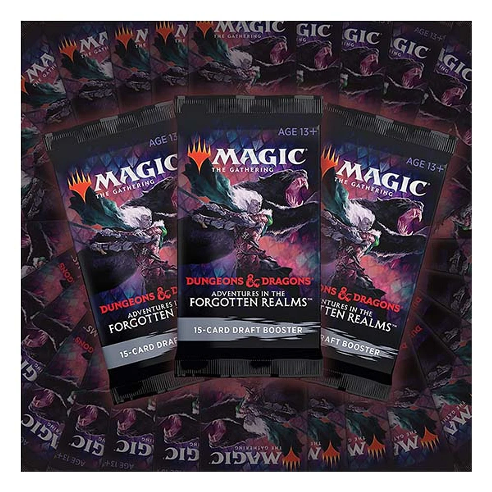 Magic The Gathering TCG: Dungeons & Dragons Adventures In The Forgotten Realms Draft Booster Pack