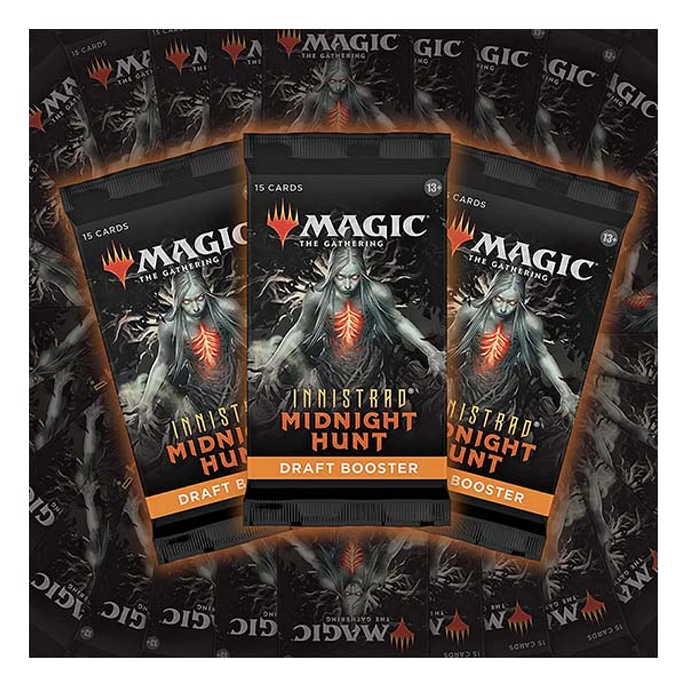 Magic The Gathering TCG: Innistrad Midnight Hunt Draft Booster Pack