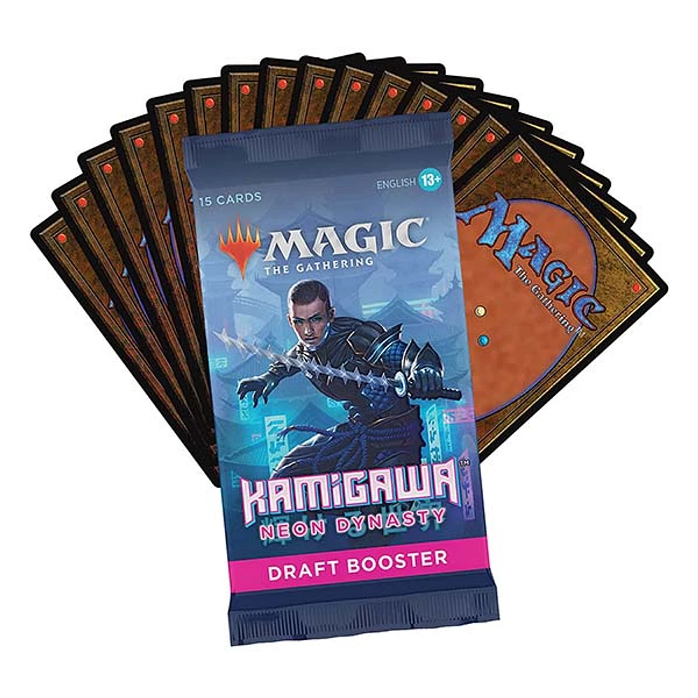 Magic The Gathering TCG: Kamigawa Neon Dynasty Draft Booster Pack