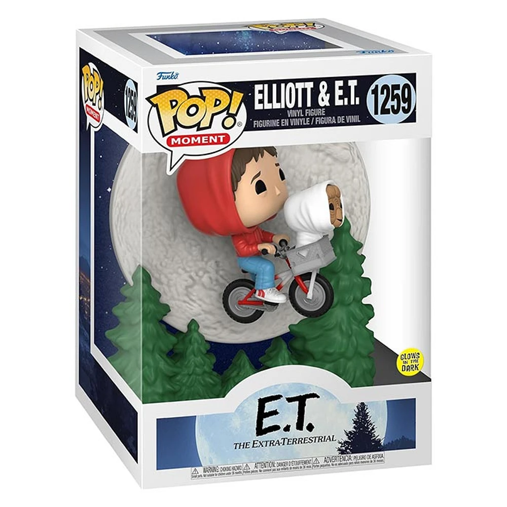 Funko Pop! Moment Elliot And E.T. Flying