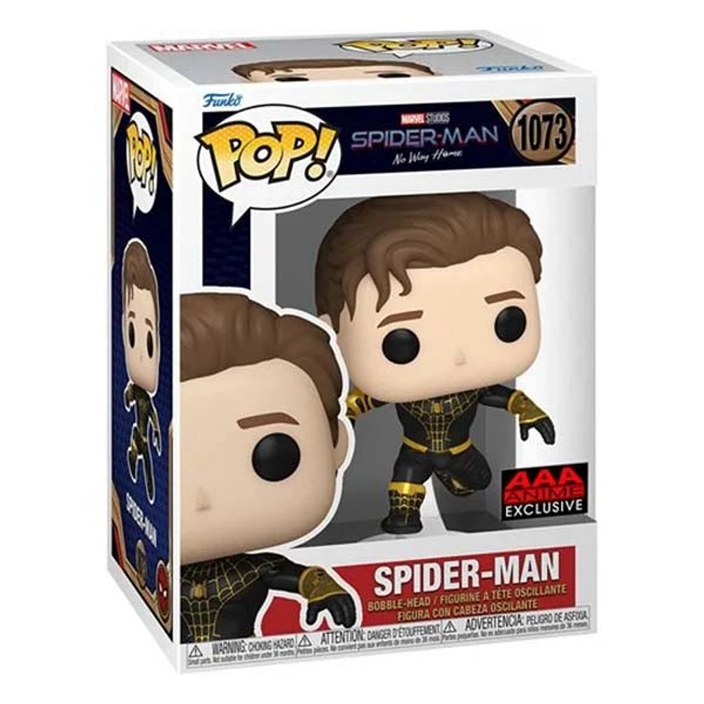 Funko Pop! Marvel No Way Home Spider Man Unmasked Black Suit