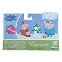 Peppa Pig Peppa’s Club Peppa’s Family Wintertime Figure 4-Pack