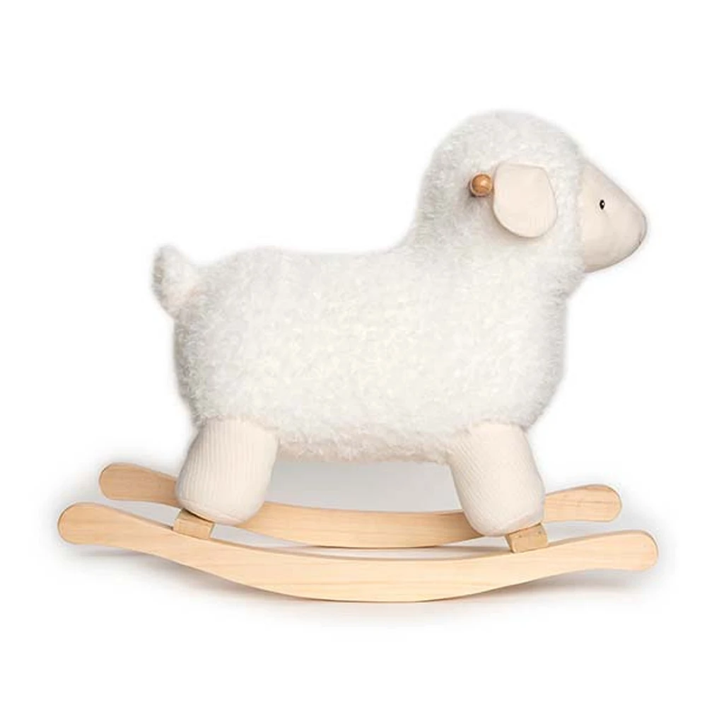 Baby Gund Lamb Rocker With Wooden Base Plush21.5″