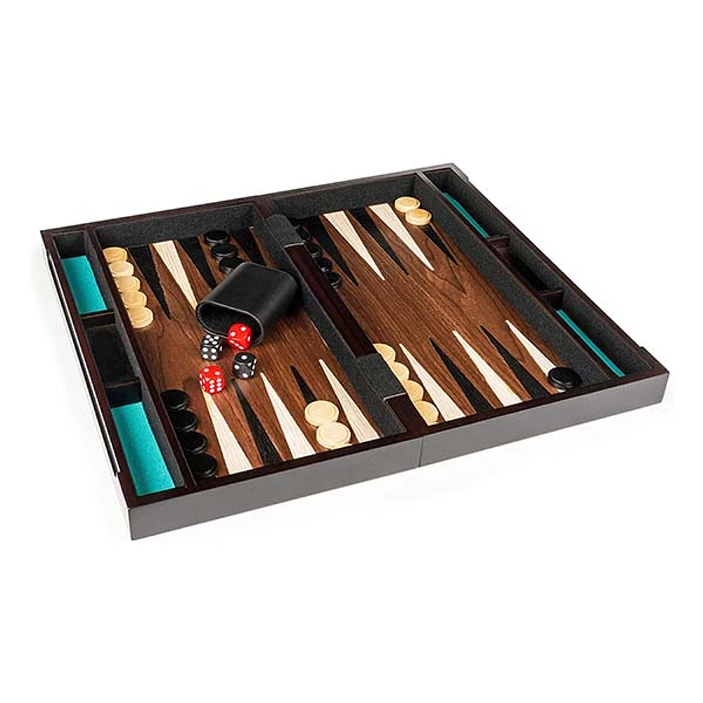 Legacy Deluxe Wooden Backgammon Classic 2-Player