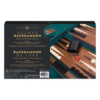 Legacy Deluxe Wooden Backgammon Classic 2-Player