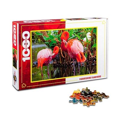 Flourishing Flamingos 1000 Pieces Jigsaw Puzzle