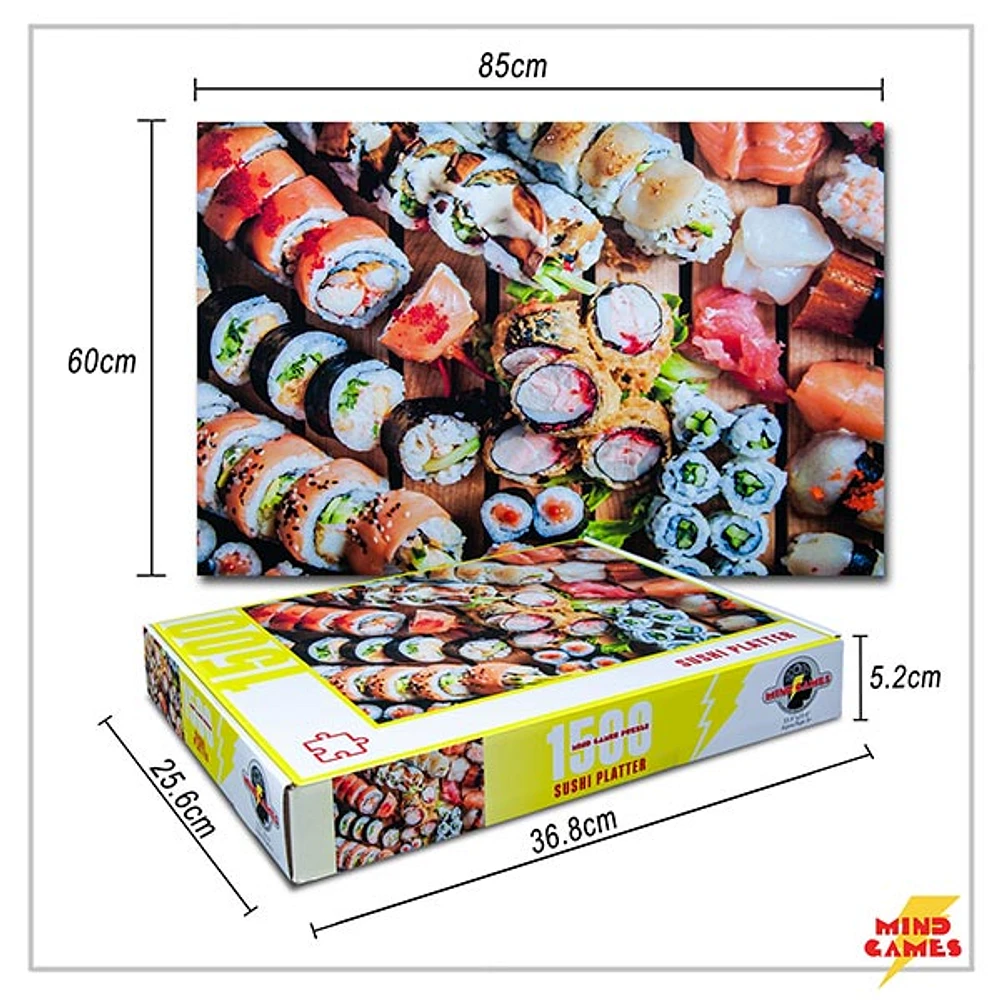 Sushi Platter 1500 Pieces Jigsaw Puzzle