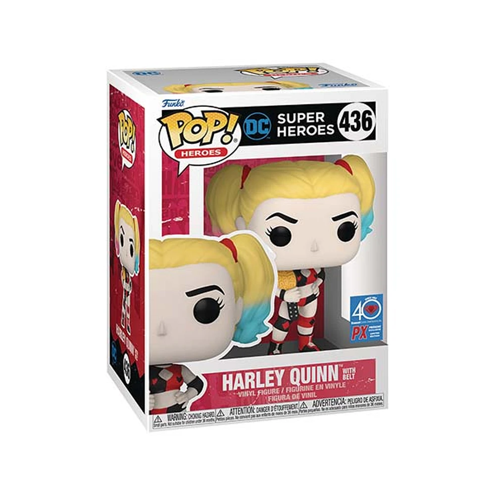 Funko Pop! Heroes Dc Harley Quinn With Belt