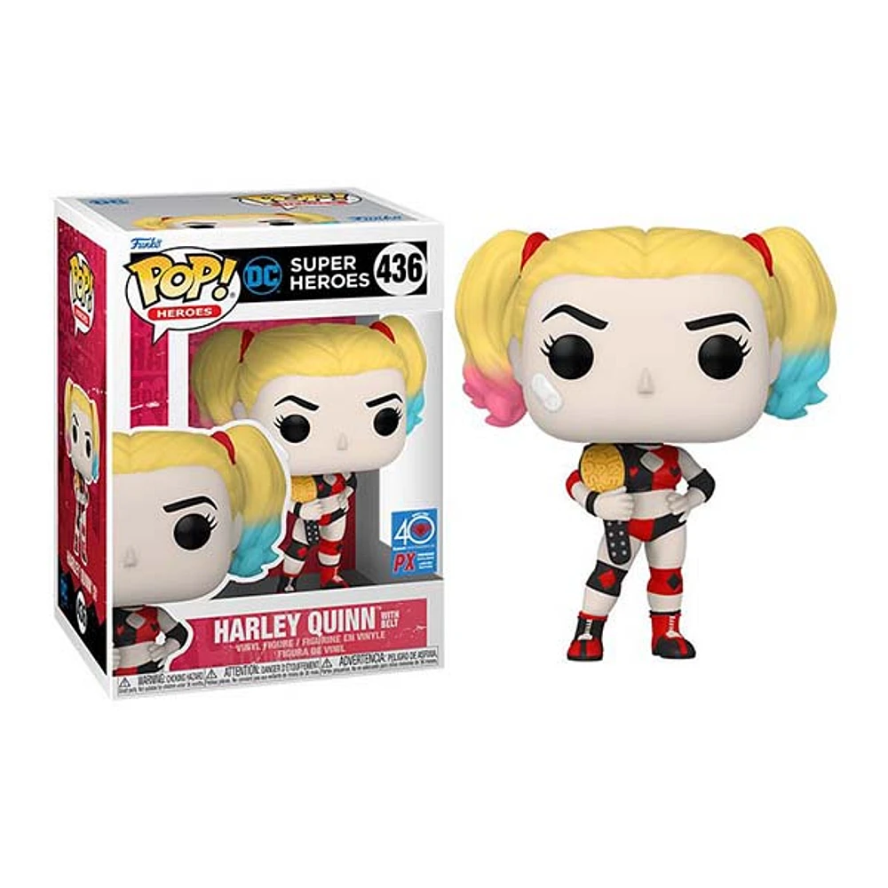 Funko Pop! Heroes Dc Harley Quinn With Belt