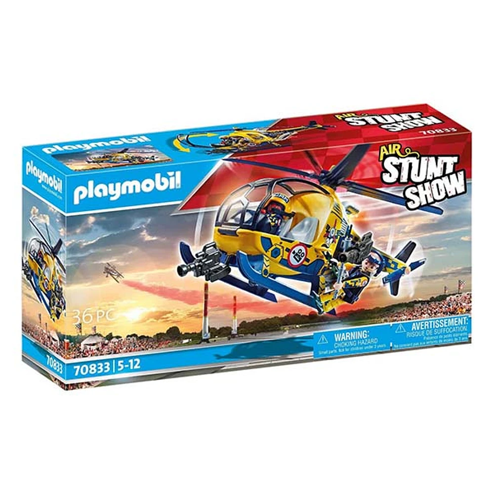 Air Stunt Show Helicopter With Film Crew 36PC