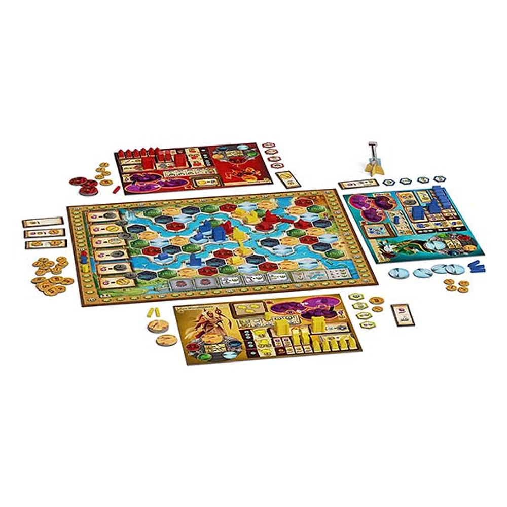 Terra Nova – Simplified Version Of Terra Mystica Board Game