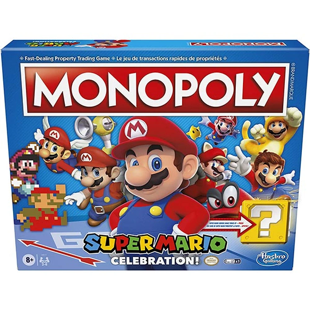 Hasbro Monopoly Super Mario Brothers Celebration Edition Board Game