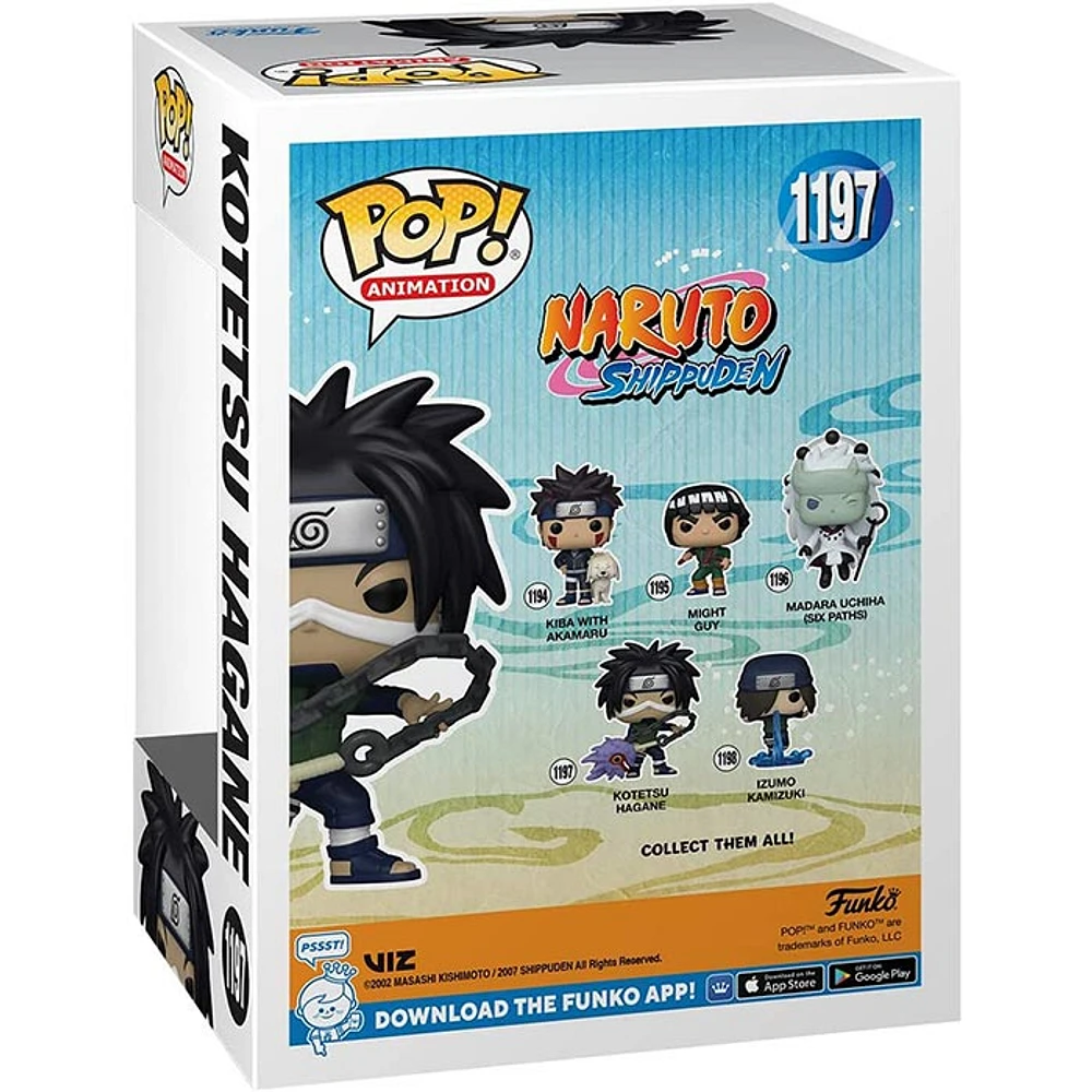 Funko Pop! Animation Naruto Kotetsu Hagane with Weapon