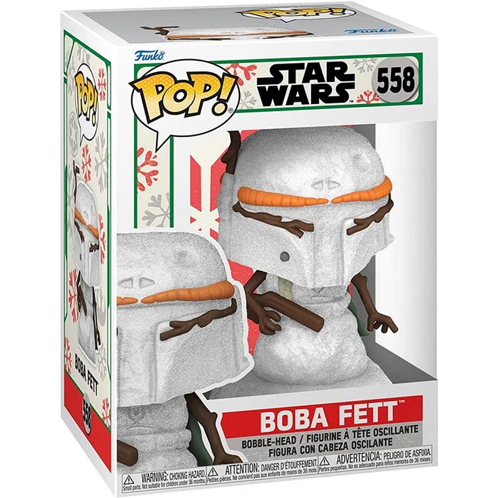 Funko Pop! Star Wars Holiday Boba Fett Snowman