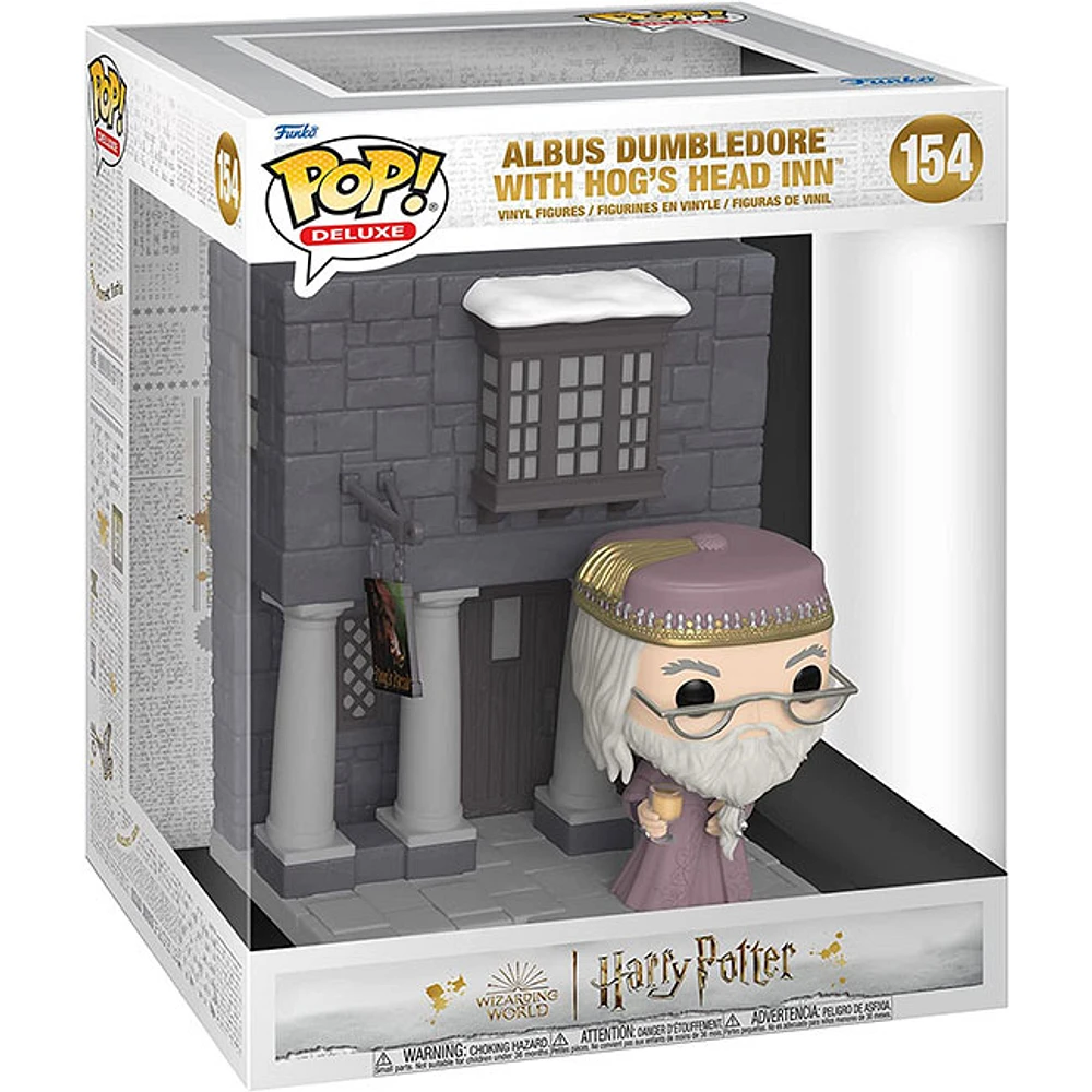 Funko Pop! Deluxe Harry Potter Hogsmeade Albus Dumbledore with Hog’s Head Inn