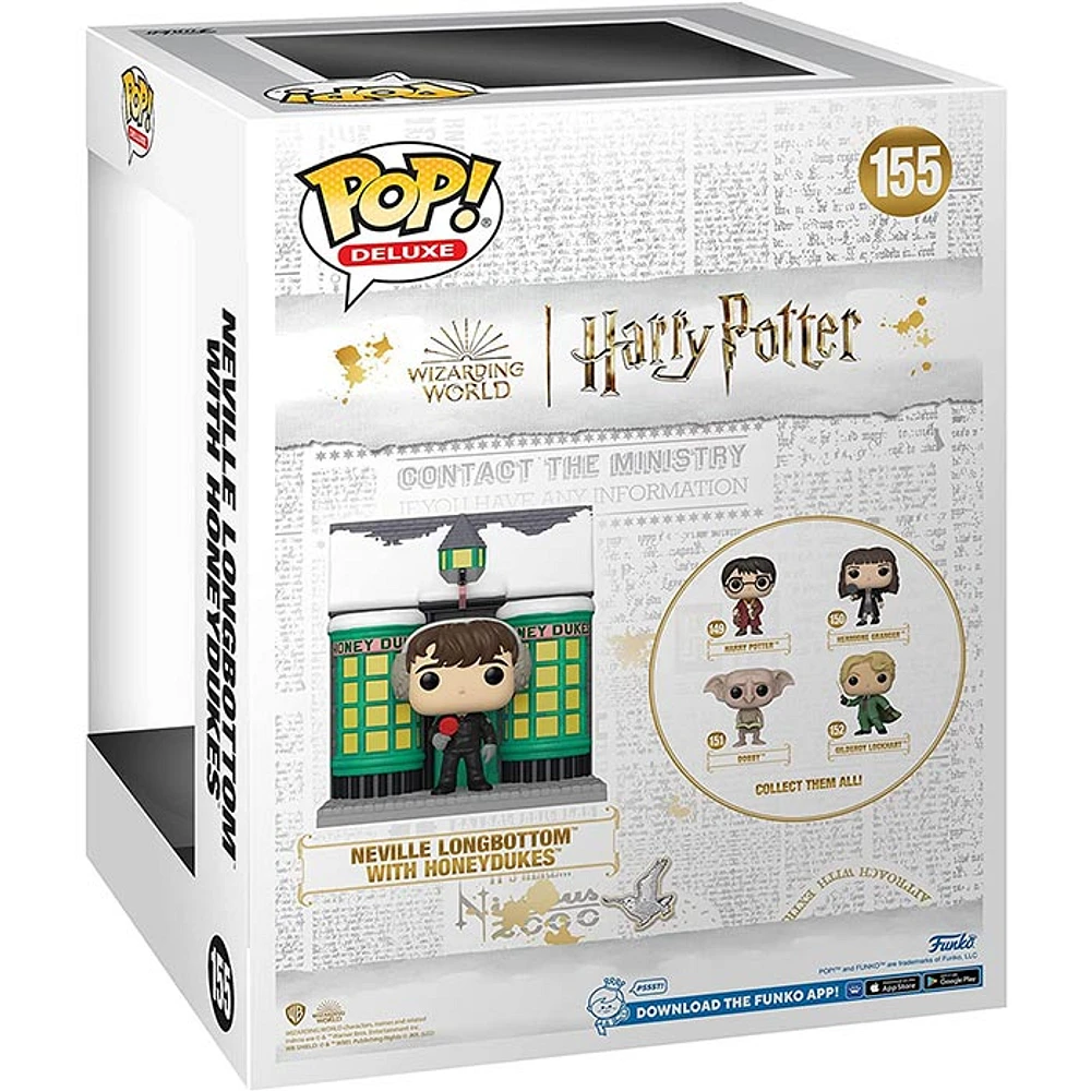 Funko Pop! Deluxe Harry Potter Hogsmeade Neville Longbottom with Honeydukes