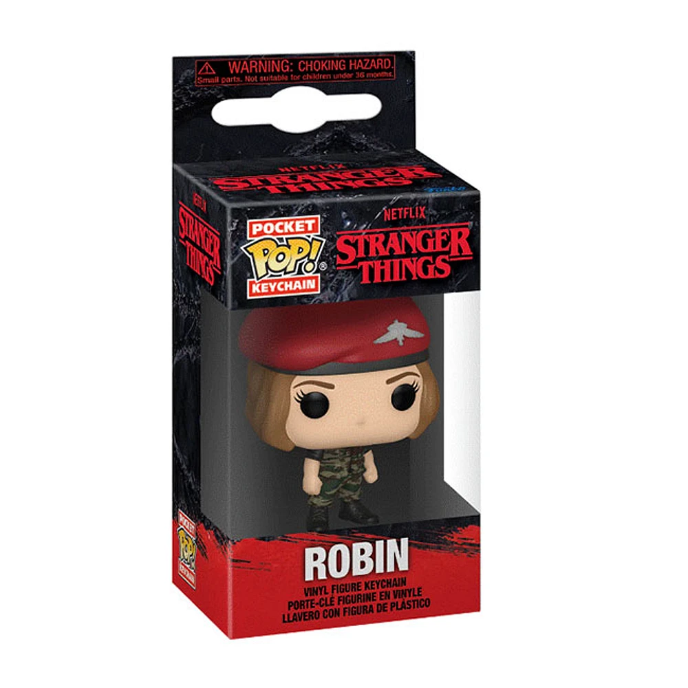 Funko Pop! Keychains Stranger Things Season 4 Robin in Hunter Outfit