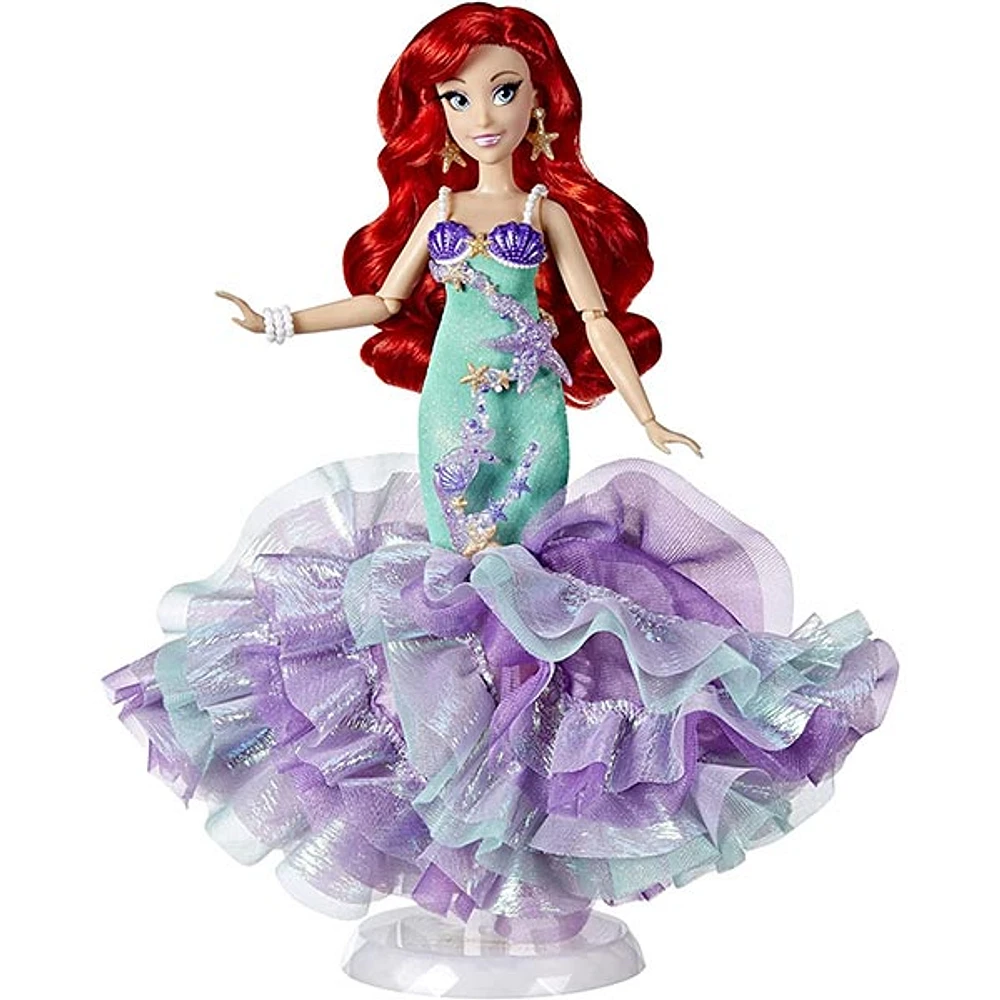 Disney Princess Style Series Ariel Fashion Doll, Deluxe Collector Doll The Little Mermaid Toy