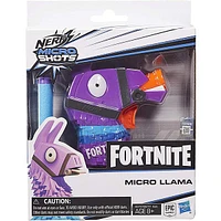 NERF Fortnite Llama Microshots Dart Firing Toy Blaster & 2 Official Elite Darts