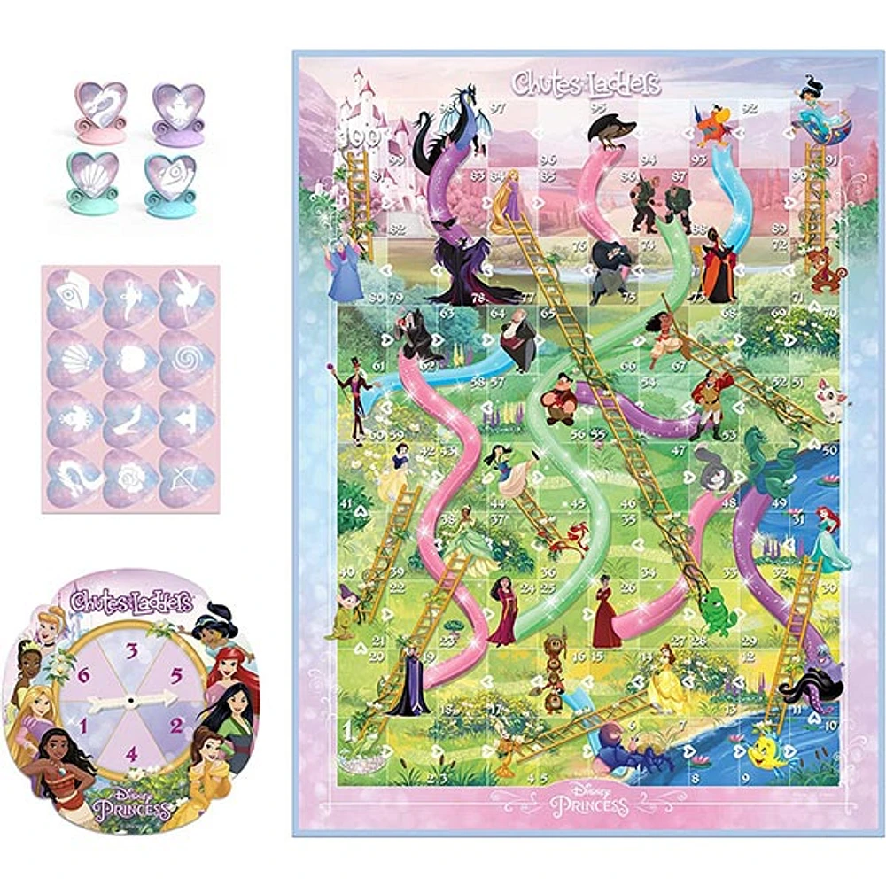 Hasbro Chutes and Ladders Disney Princess Edition Board Game