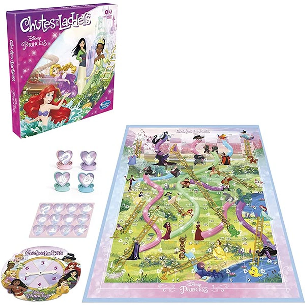 Hasbro Chutes and Ladders Disney Princess Edition Board Game