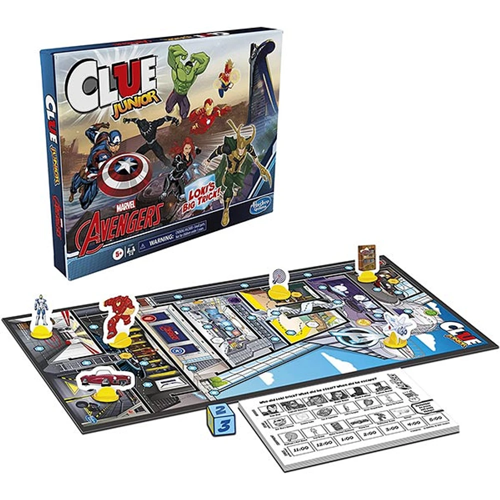 Hasbro Clue Junior Marvel Avengers Edition Board Game