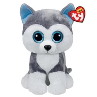 Ty Beanie Boos -Slush Grey And White Huskey Large Plush