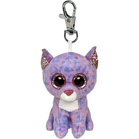 Ty Beanie Boos Phoenix Lavender Purple Cat Clip 4 Inches