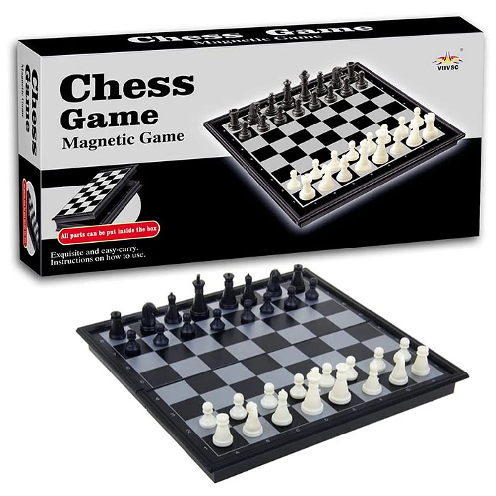 TradeOpia 12 inches Magnetic Chess Set with Crafted Chess Pieces