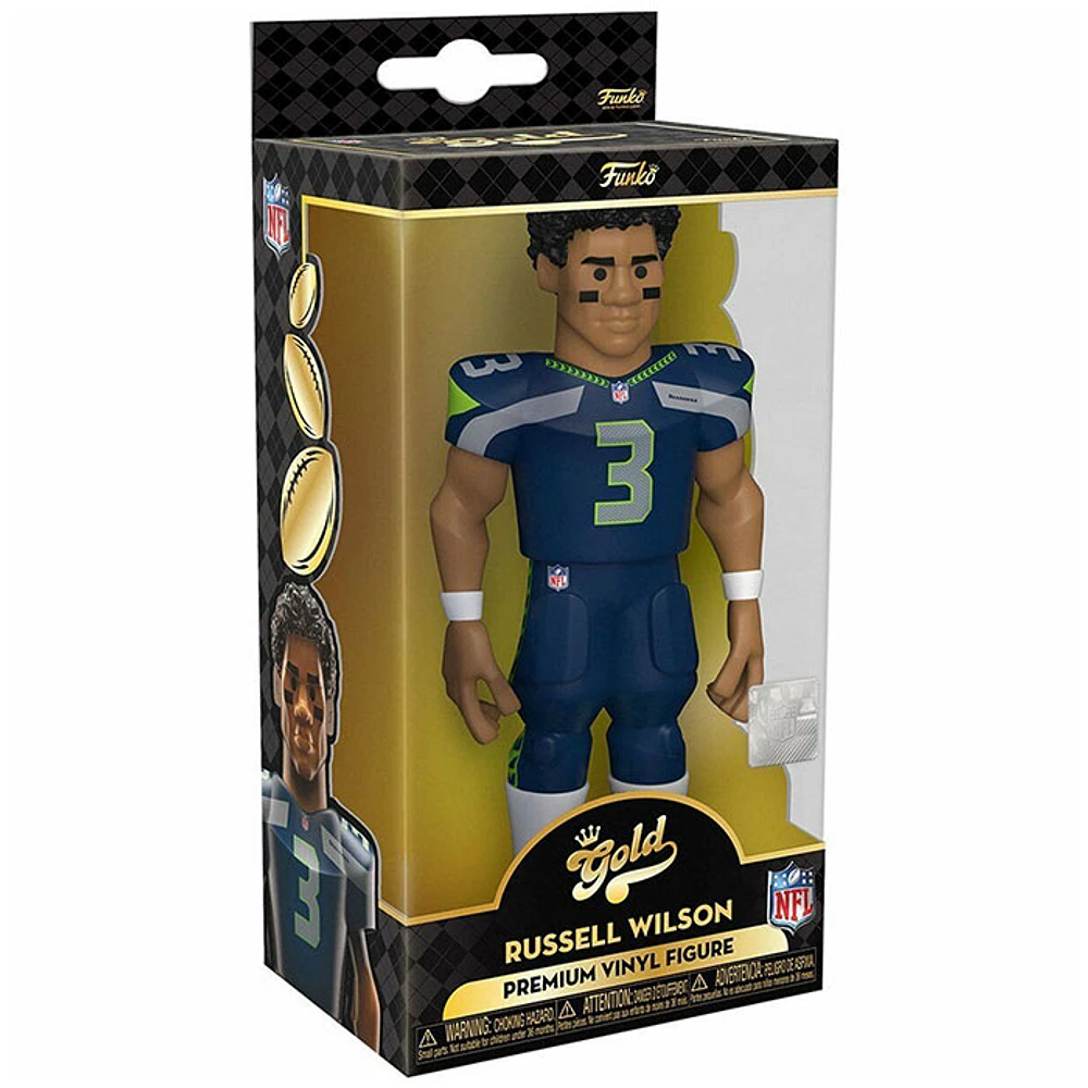 Funko Pop! Gold 5 NFL Seahawks Russell Wilson Chase Edition