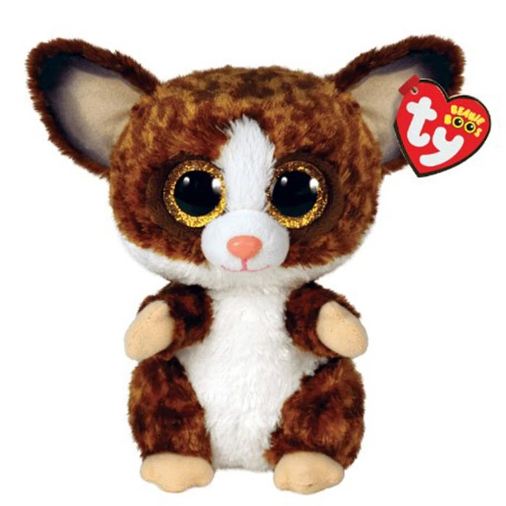 Ty Beanie Boos -Binky brown Bush Baby Small Plush