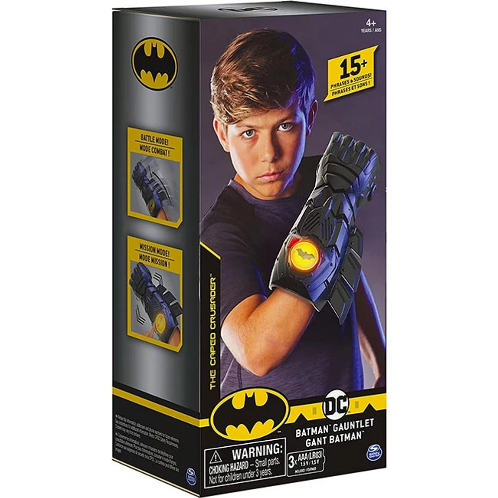 DC Comics BATMAN Interactive Gauntlet with Over 15 Phrases and Sounds