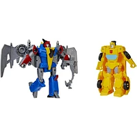 Transformers Bumblebee Cyberverse Adventures Dinobots Unite Toys Dino Combiners Bumbleswoop 2 Pack Action Figures