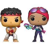 Funko Pop! Games Fortnite Ryu and Brite Bomber 2 Pack