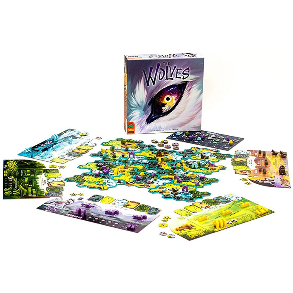 The Wolves Board Game Wolf Themed Survival Strategy Game