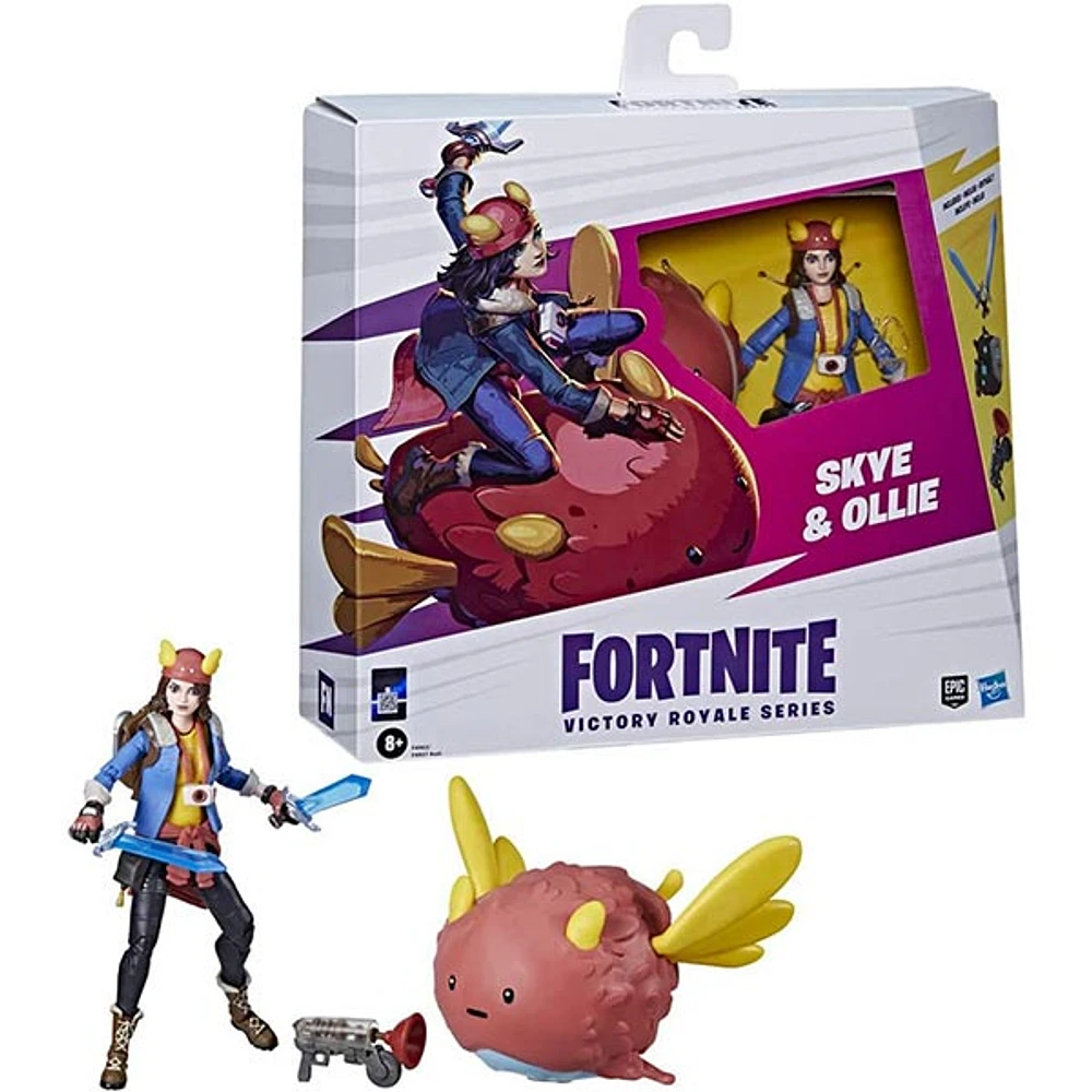 FORTNITE Hasbro Victory Royale Series Meowscles or Skye Deluxe Pack Collectible Action Figure with Accessories (Random Pick)