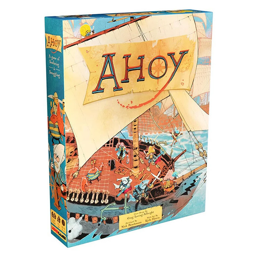 Leder Games Ahoy a Game of Seafaring and Smuggling