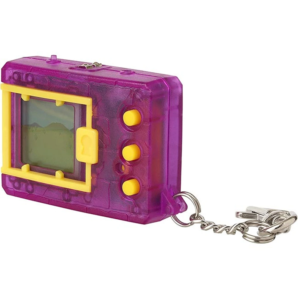 Bandai Original Digimon Digivice Virtual Pet Monster – Translucent Purple