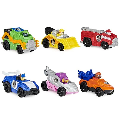 PAW Patrol, True Metal Movie Gift Pack of 6 Collectible Die-Cast Toy Cars, 1:55 Scale