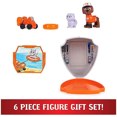 PAW Patrol, Big Truck Pups Zuma Action Figure with Clip-on Rescue Drone