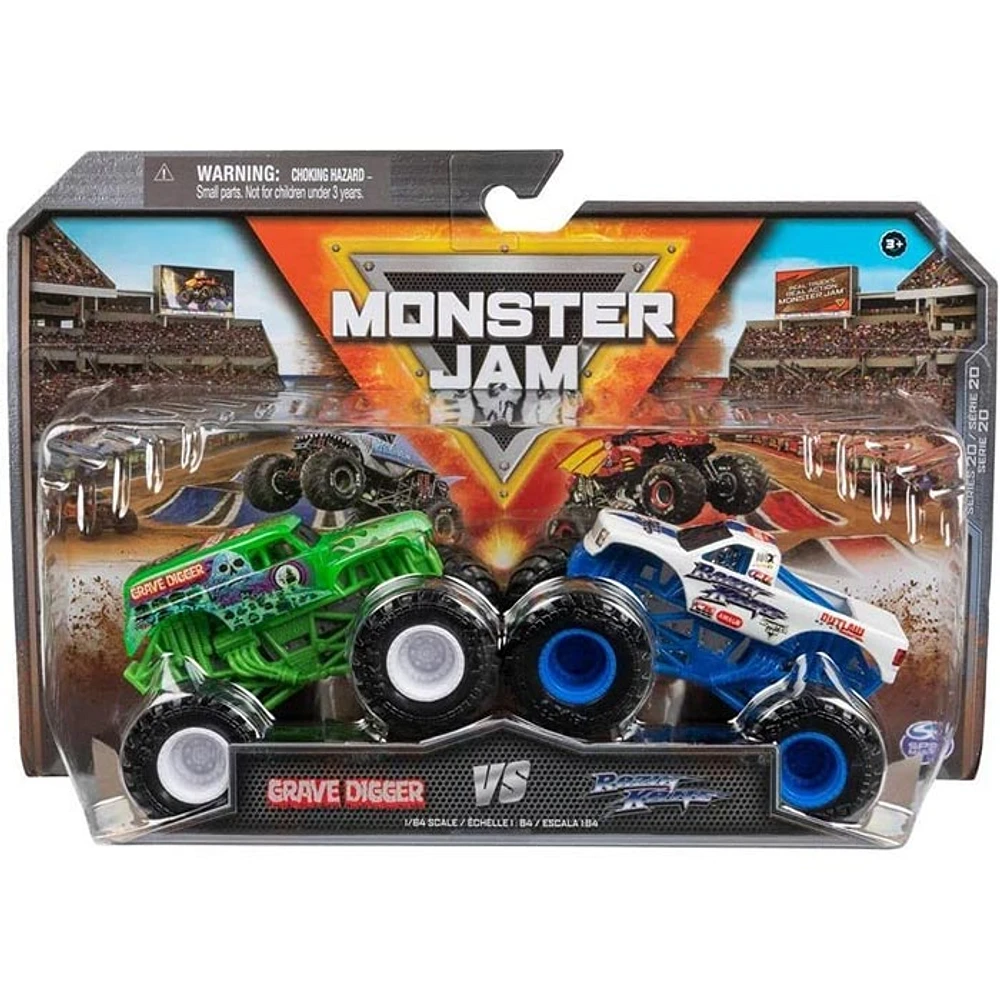 Monster Jam Official El Toro Loco VS Son-uva Digger Die Cast Monster Trucks