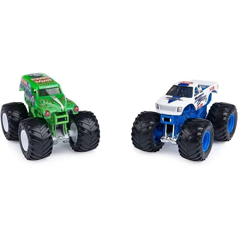 Monster Jam Official El Toro Loco VS Son-uva Digger Die Cast Monster Trucks