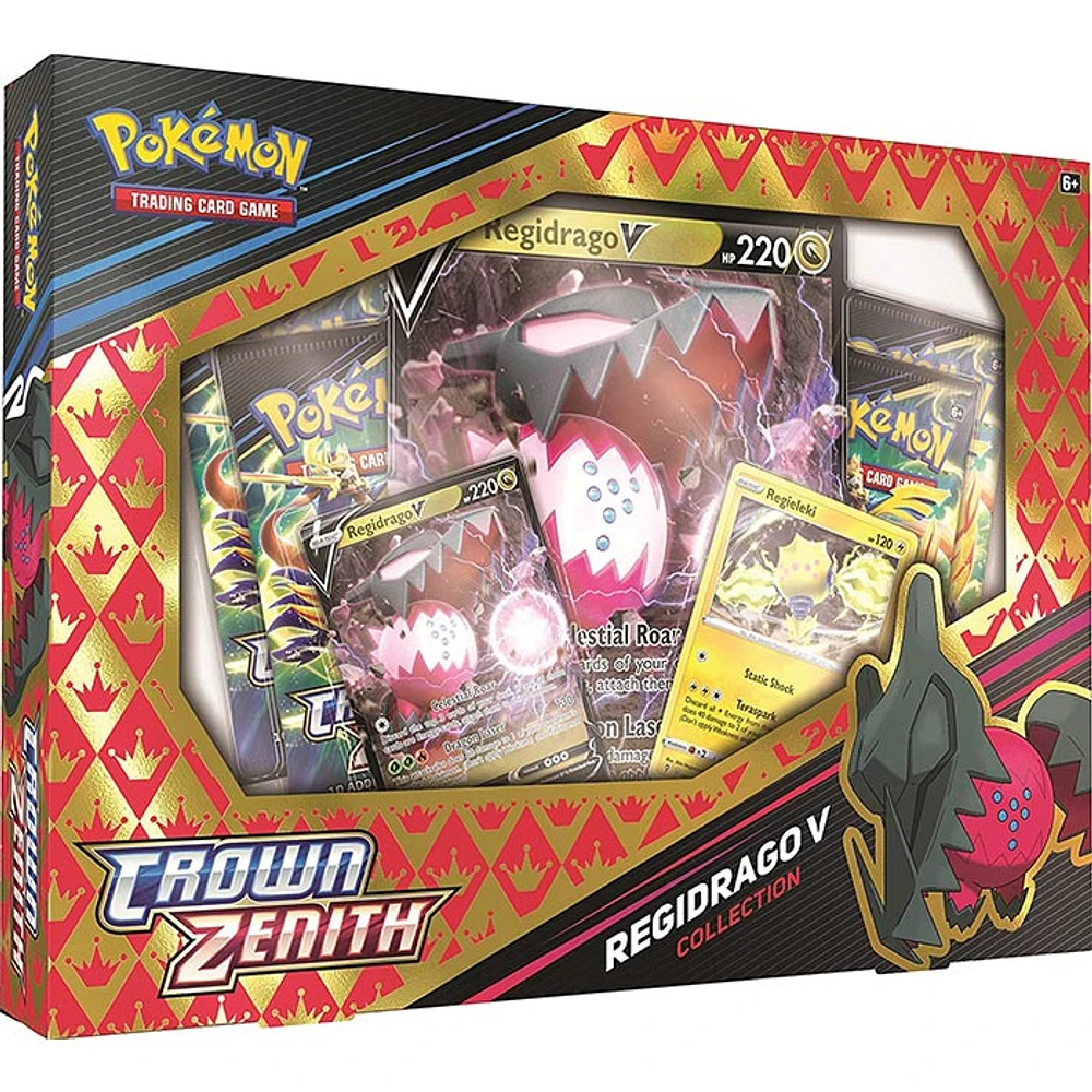 Pokemon Trading Card Game: Crown Zenith Collection – Pokemon V Regieleki or Regidrago