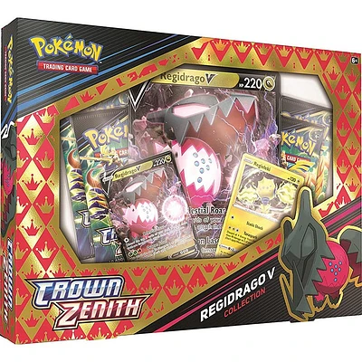 Pokemon Trading Card Game: Crown Zenith Collection – Pokemon V Regieleki or Regidrago