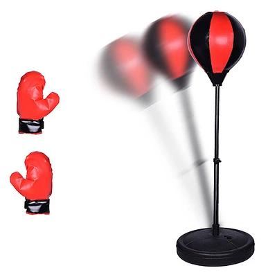 Punching Bag and Gloves Set