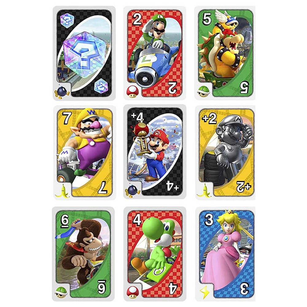 UNO Mario Kart Card Game