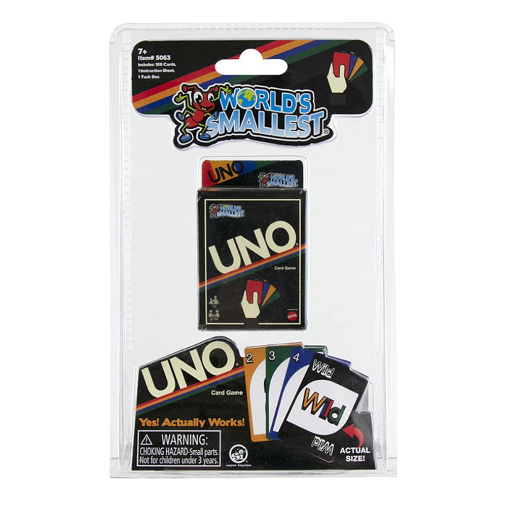 WORLD’S SMALLEST UNO