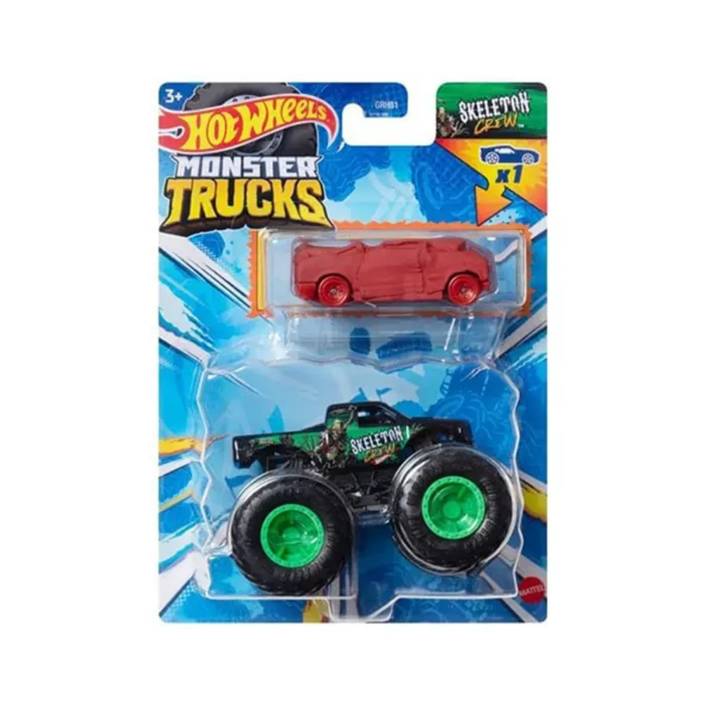 The Hot Wheels Monster Trucks 1:64 Scale 2 Pack – Styles May Vary