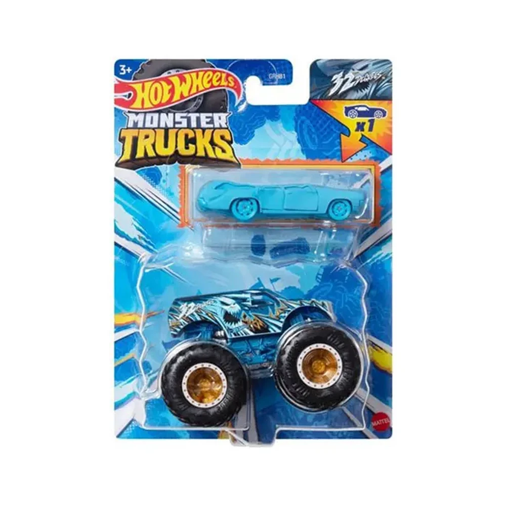 The Hot Wheels Monster Trucks 1:64 Scale 2 Pack – Styles May Vary